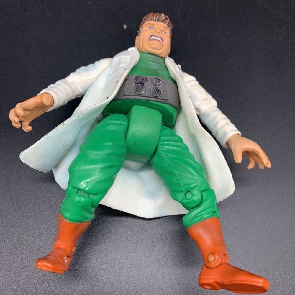 VINTAGE 1999 Doctor‎ Octopus action figure Marvel Legends ToyBiz with coat - Picture 3 of 3
